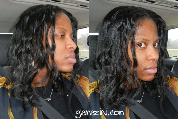 Natural Hair Pressed Bantu Knotout Glamazini