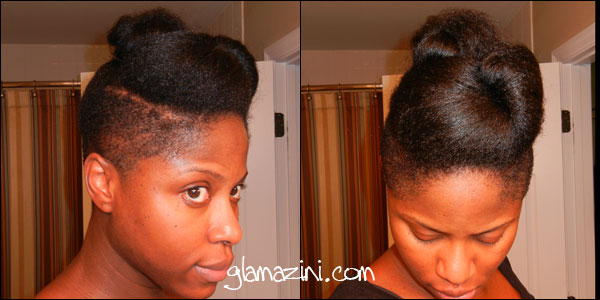 Natural Hair Tutorial Dollup Updo Glamazini